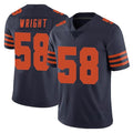 C.Bears #58 Darnell Wright Player Navy Blue Alternate Vapor Untouchable Limited CAdoa Stitched Jerseys