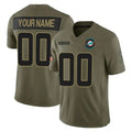 Custom M.Dolphins Olive 2025 Salute To Service Limited Game Any Name & Numbers CAdoa Stitched Jerseys