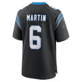 CAdoa C.Panthers #6 Sam Martin Black Team Game Jersey