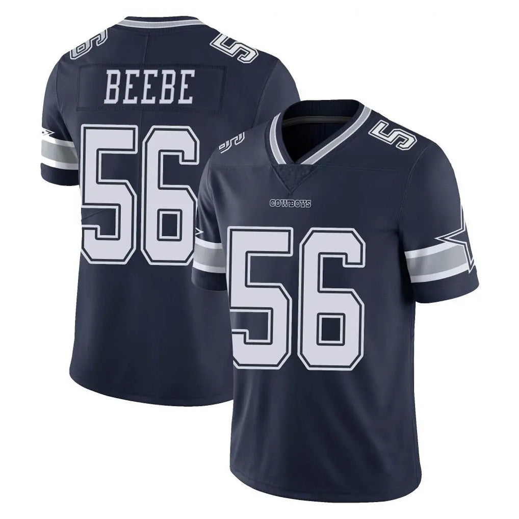 D.Cowboys #56 Cooper Beebe Player Navy Vapor Untouchable Limited Home Game CAdoa Stitched Jerseys