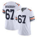 C.Bears #67 Garrett Bradbury Player White Classic Vapor Limited Home Game CAdoa Stitched Jerseys