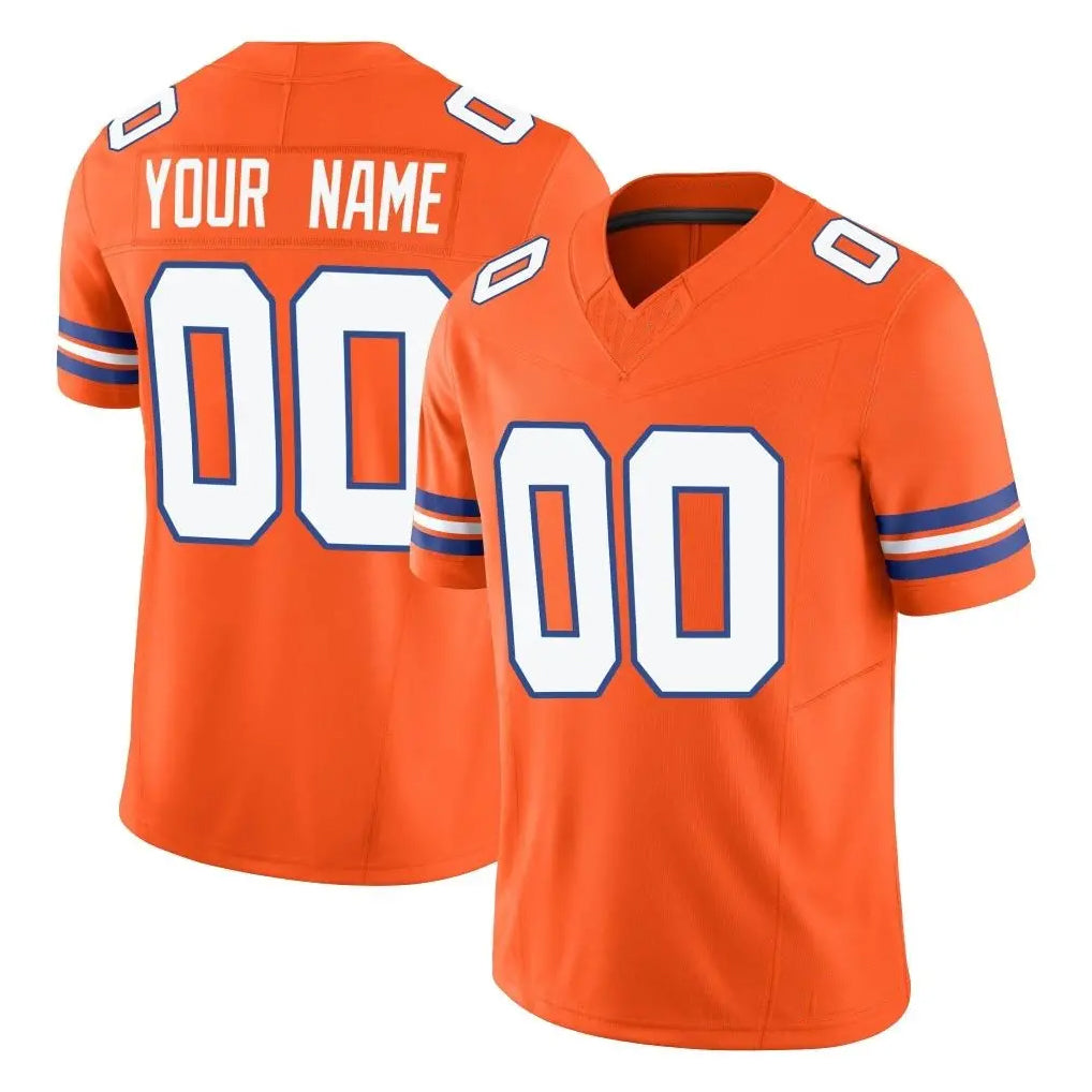 Custom D.Broncos Orange Limited Alternate Vapor F.U.S.E. Throwback Game Any Name & Numbers CAdoa Stitched Jerseys