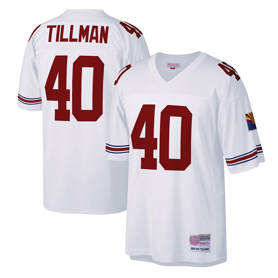 A.Cardinals #40 Pat Tillman Player Mitchell & Ness White Legacy Replica beagls Stitched Jerseys