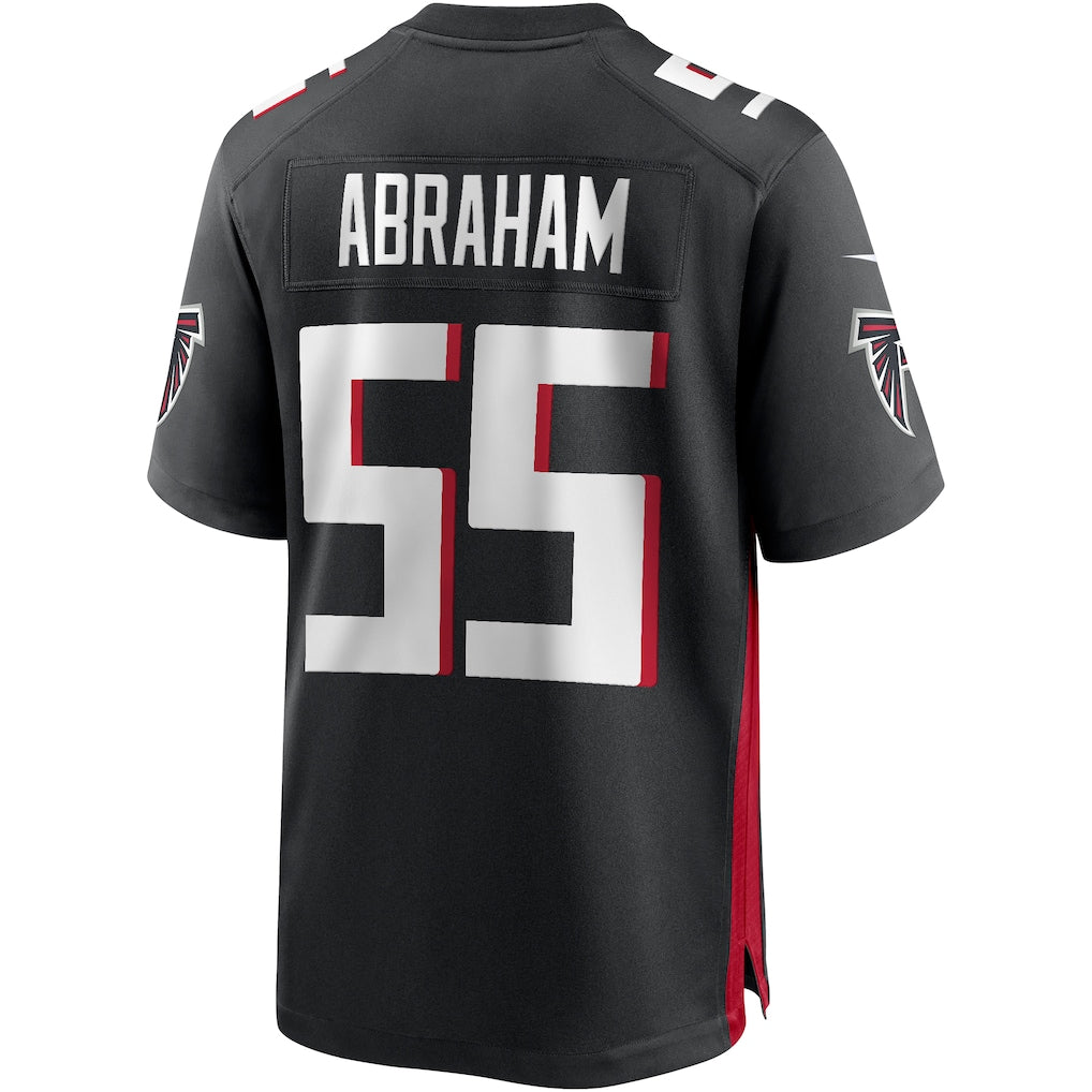CAdoa A.Falcons #55 John Abraham Black Game Retired Player Jersey