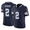 D.Cowboys #2 Cobie Durant Player Navy Limited Vapor F.U.S.E. Home Game CAdoa Stitched Jerseys