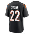 CAdoa C.Bengals #22 Geno Stone Black Game Jersey