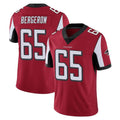 A.Falcons #65 Matthew Bergeron Player Red Color Vapor Untouchable Limited Home Game CAdoa Stitched Jerseys