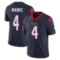 H.Texans #4 Woody Marks Player Navy Limited Vapor Untouchable Home Game CAdoa Stitched Jerseys