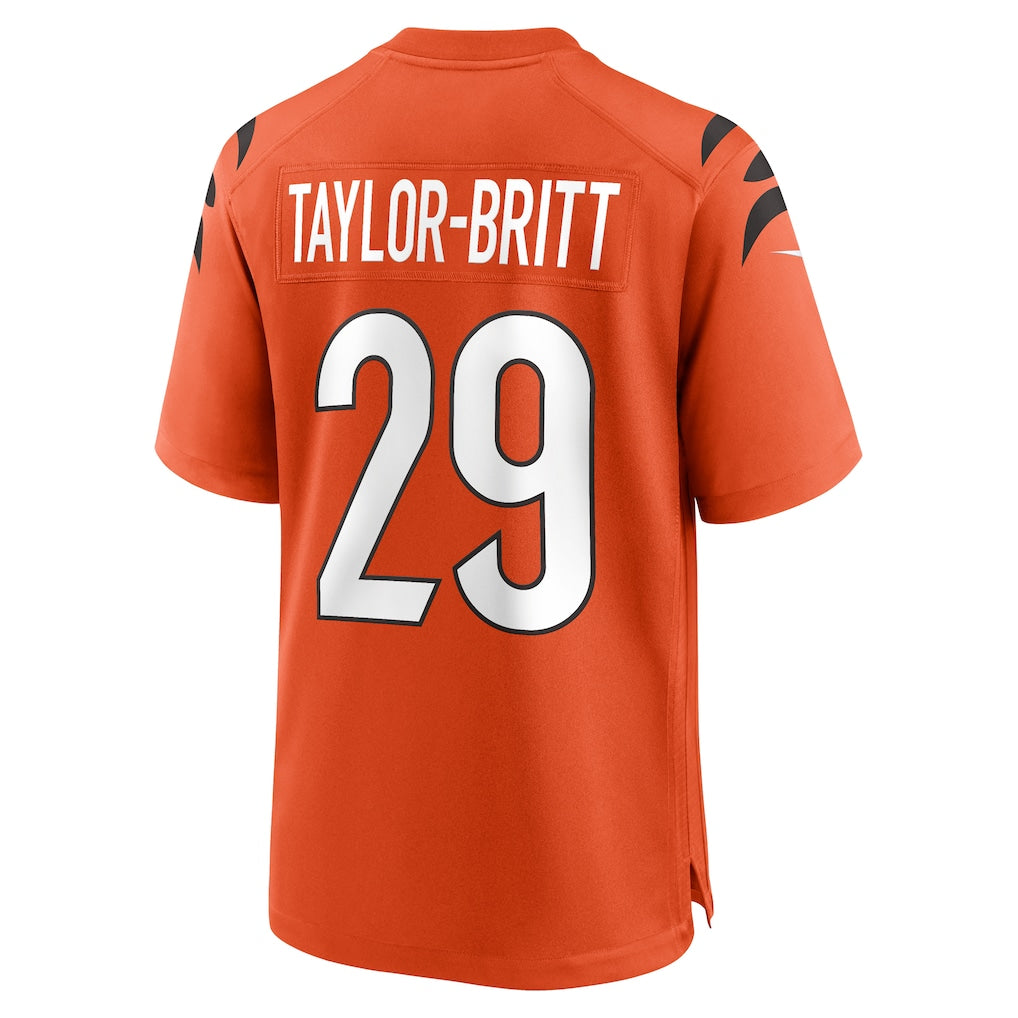CAdoa C.Bengals #29 Cam Taylor-Britt Orange Alternate Game Jersey