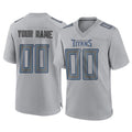 Custom T.Titans Gray Atmosphere Fashion Home Game Any Name & Numbers CAdoa Stitched Jerseys