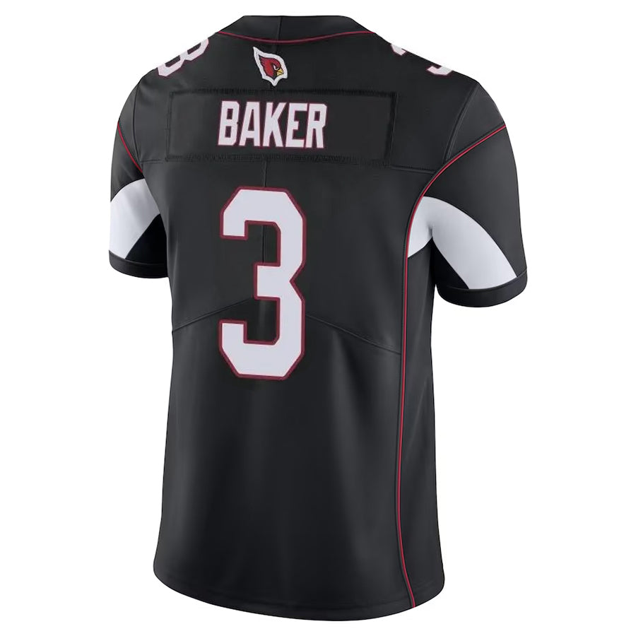 A.Cardinals #3 Budda Baker Player Black Vapor Limited Home Game beagls Stitched Jerseys