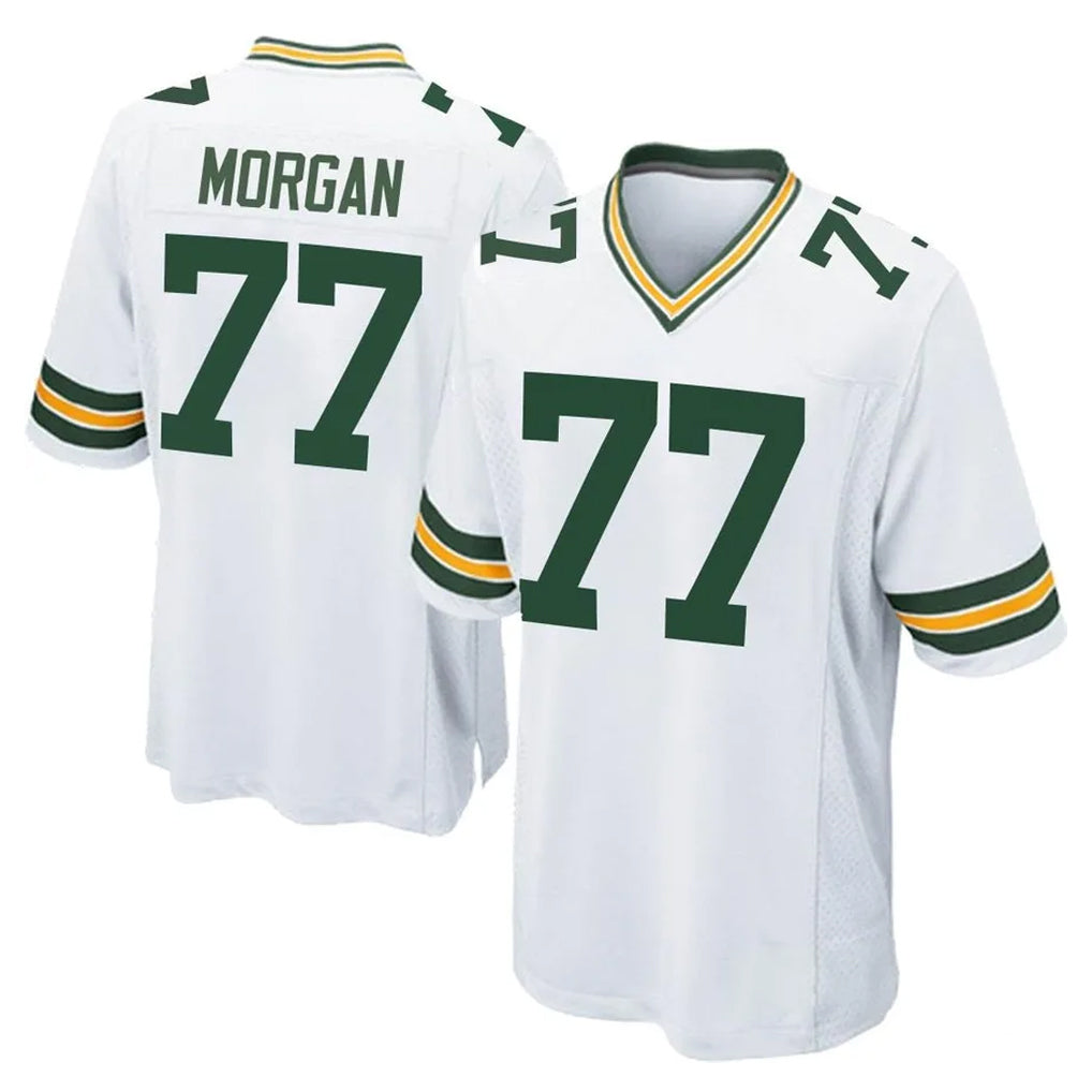 GB.Packers #77 Jordan Morgan Player White Home Game CAdoa Stitched Jerseys