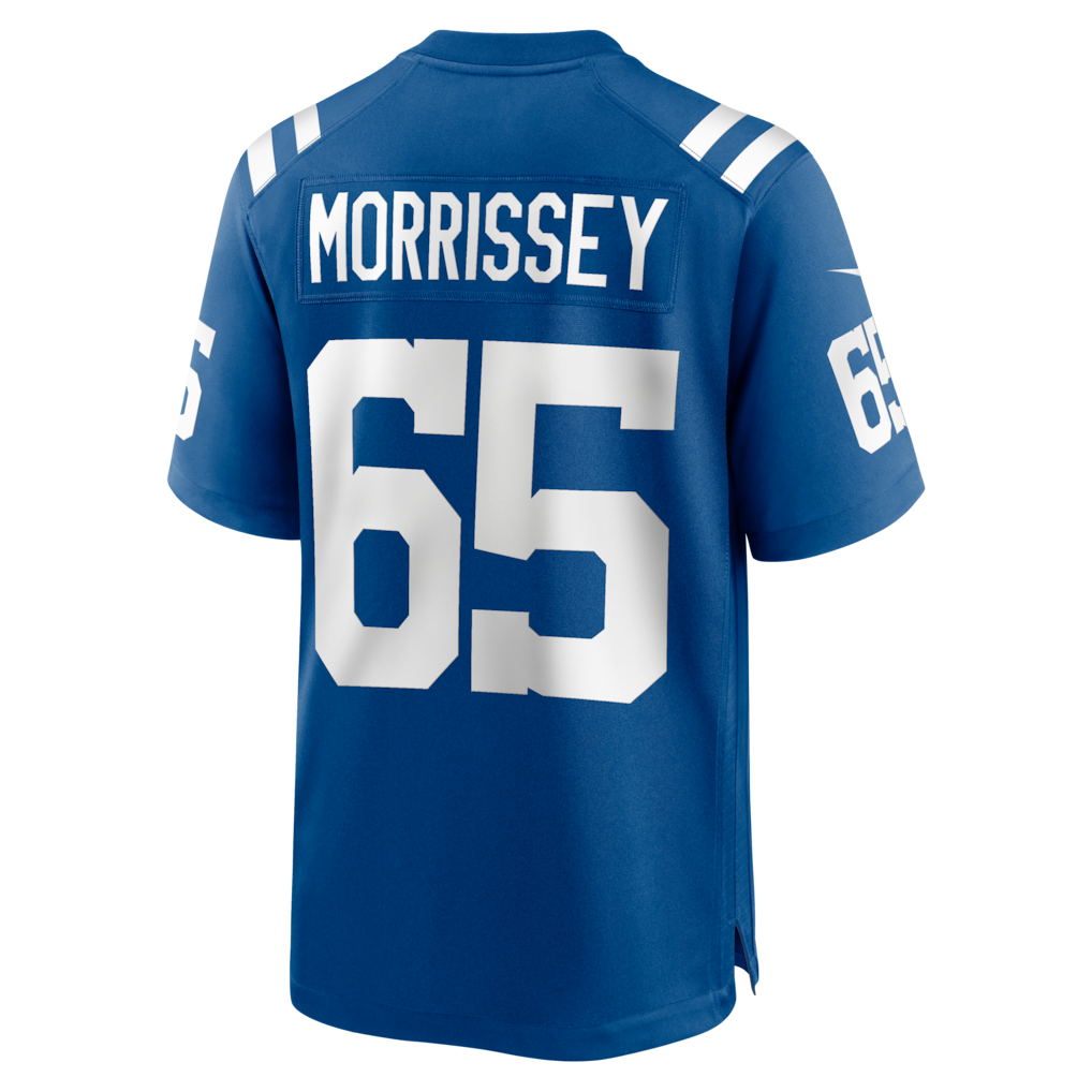 CAdoa IN.Colts #65 Jimmy Morrissey Royal Team Game Jersey