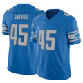 D.Lions #45 Devin White Player Blue Vapor F.U.S.E. Limited Home Game CAdoa Stitched Jerseys