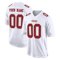 Custom SF.49ers White Fashion Home Game Any Name & Numbers CAdoa Stitched Jerseys