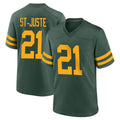 GB.Packers #21 Benjamin St-Juste Player Green Alternate Home Game CAdoa Stitched Jerseys