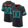 Custom M.Dolphins Black Pitch Rivalries Collection Home Game Any Name & Numbers CAdoa Stitched Jerseys
