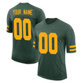 Custom GB.Packers Green Alternate Vapor Home Game Any Name & Numbers CAdoa Stitched Jerseys