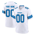 Custom D.Lions White Alternate Home Game Any Name & Numbers CAdoa Stitched Jerseys