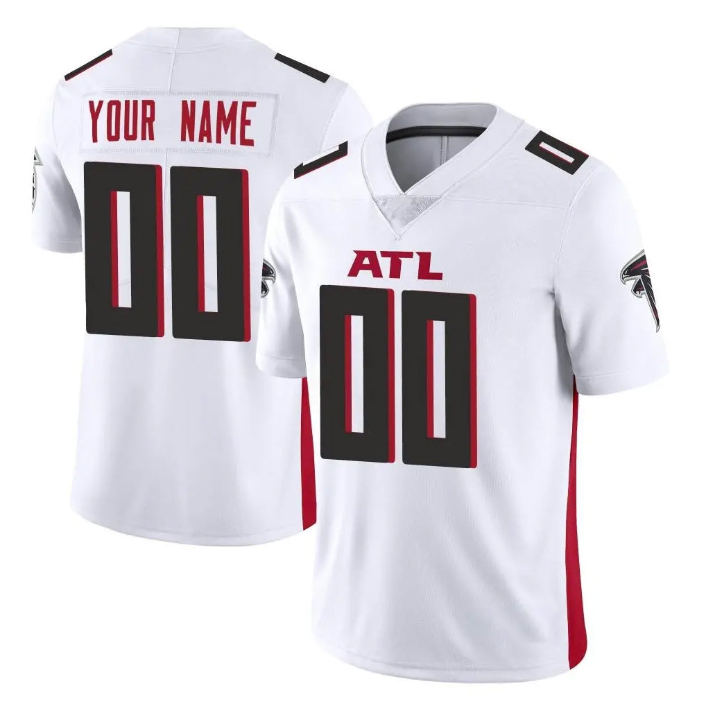 Custom A.Falcons White Vapor Untouchable Limited Home Game Any Name & Numbers CAdoa Stitched Jerseys
