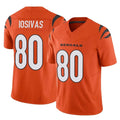 C.Bengals #80 Andrei Iosivas Player Orange Vapor F.U.S.E. Limited Home Game CAdoa Stitched Jerseys