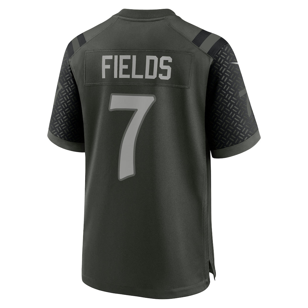 CAdoa NY.Jets #7 Justin Fields Gotham Green 2025 Rivalries Collection Game Jersey