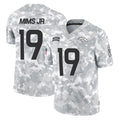 D.Broncos #19 Marvin Mims Jr. Player Arctic Camo Salute To Service Limited CAdoa Stitched Jerseys