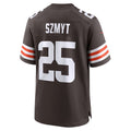 CAdoa C.Browns #25 Andre Szmyt Brown Team Game Jersey