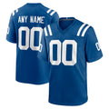 Custom IN.Colts Royal Home Game Any Name & Numbers CAdoa Stitched Jerseys