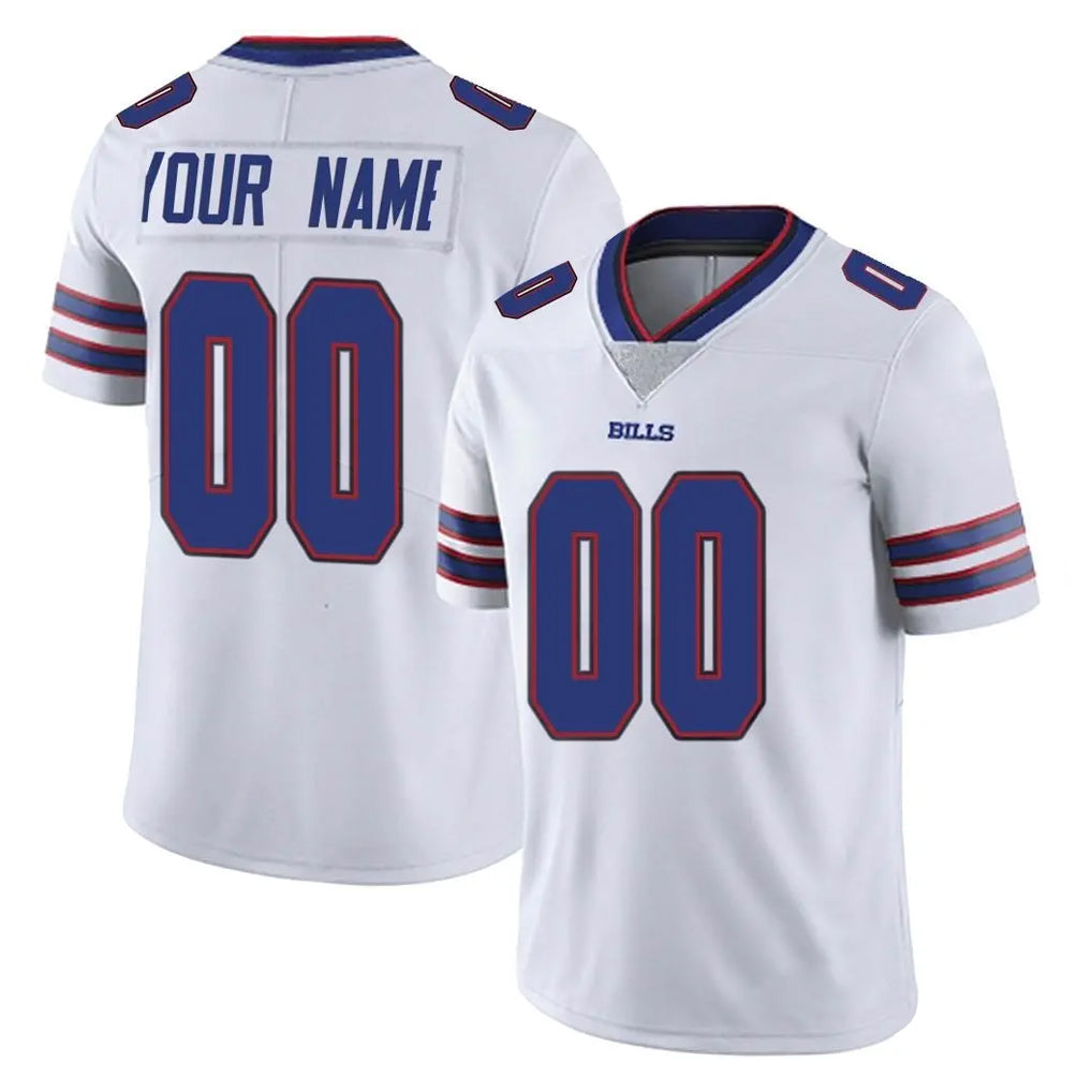 Custom B.Bills White Vapor Untouchable Limited Any Name & Numbers CAdoa Stitched Jerseys