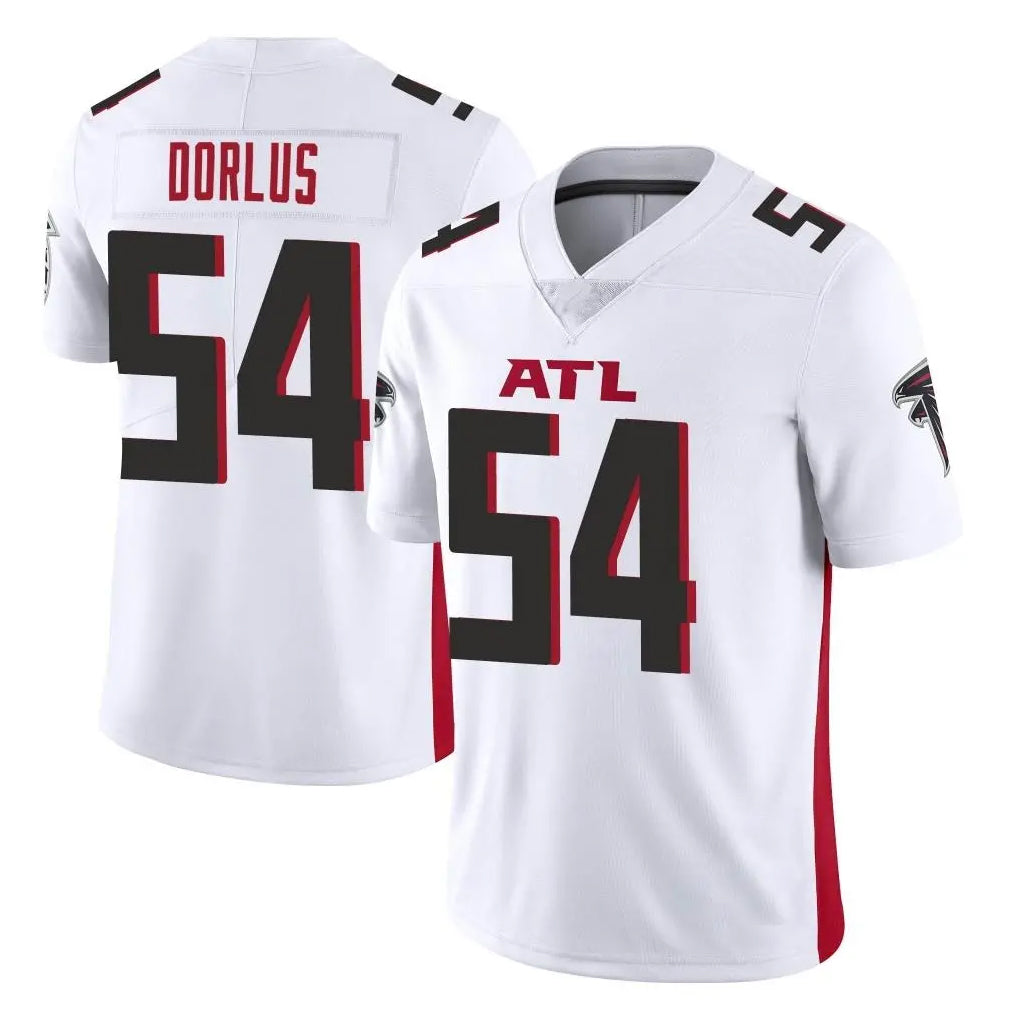 A.Falcons #54 Brandon Dorlus Player White Vapor Untouchable Limited Home Game CAdoa Stitched Jerseys