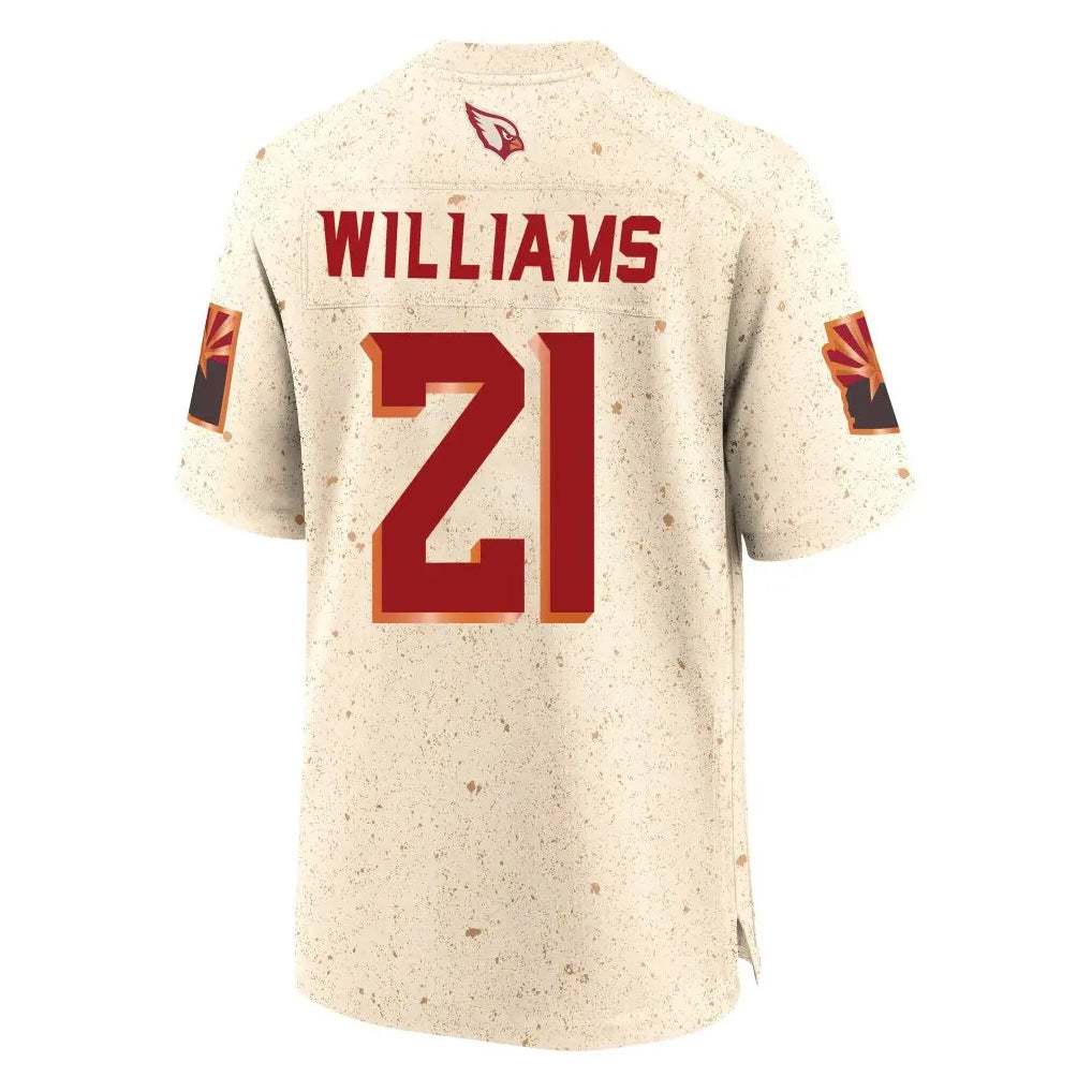 A.Cardinals #21 Garrett Williams Player Cream Rivalries Collection Game beagls Stitched Jerseys