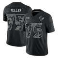 H.Texans #75 Wyatt Teller Player Black Limited 2026 Salute to Service Home Game CAdoa Stitched Jerseys