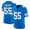 D.Lions #55 Derrick Barnes Player Blue Limited Vapor F.U.S.E. Alternate Home Game CAdoa Stitched Jerseys