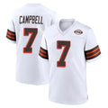 C.Browns #7 Tyson Campbell Player White Alternate Home Game CAdoa Stitched Jerseys