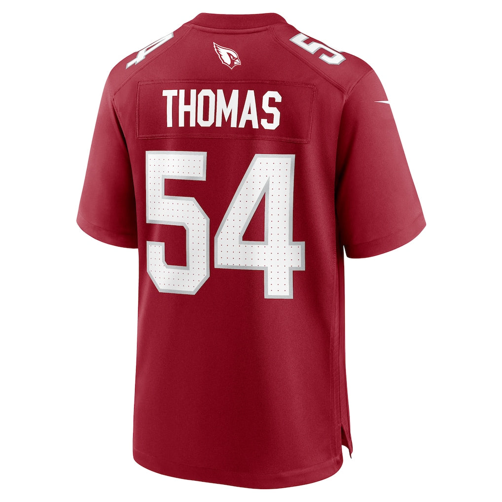 CAdoa A.Cardinals #54 Xavier Thomas Cardinal Team Game Jersey