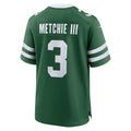 CAdoa NY.Jets #3 John Metchie III Legacy Green Team Game Jersey