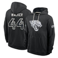 J.Jaguars #44 Travon Walker Player 2026 Black Logo Pullover Hoodies Limited Game CAdoa Stitched Jerseys