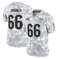 C.Bengals #66 Dalton Risner Player Arctic Camo Salute to Service Limited CAdoa Stitched Jerseys