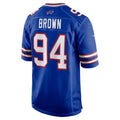 CAdoa B.Bills #94 Andrew Brown Royal Game Player Jersey