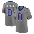 B.Bills #0 Keon Coleman Player Gray Nickel City Home Game CAdoa Stitched Jerseys
