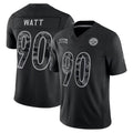 CAdoa P.Steelers #90 T.J. Watt Player Black Limited 2026 Salute to Service Home Game Stitched Jerseys