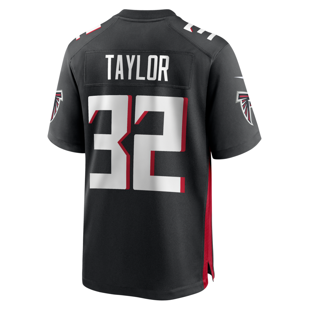 CAdoa A.Falcons #32 Keith Taylor Black Team Game Jersey