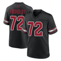 A.Cardinals #72 Hjalte Froholdt Player Black Alternate Game CAdoa Stitched Jerseys