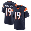 D.Broncos #19 Marvin Mims Jr. Player Navy Home Game CAdoa Stitched Jerseys