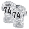 D.Broncos #74 Ben Powers Player Arctic Camo Salute To Service Limited CAdoa Stitched Jerseys