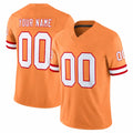 Custom TB.Buccaneers Orange Limited Vapor F.U.S.E. Home Game Any Name & Numbers CAdoa Stitched Jerseys