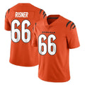 C.Bengals #66 Dalton Risner Player Orange Vapor Untouchable Limited Home Game CAdoa Stitched Jerseys