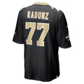 CAdoa NO.Saints #77 Dillon Radunz Black Team Game Jersey