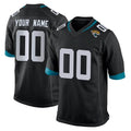Custom J.Jaguars Black Home Game Any Name & Numbers CAdoa Stitched Jerseys